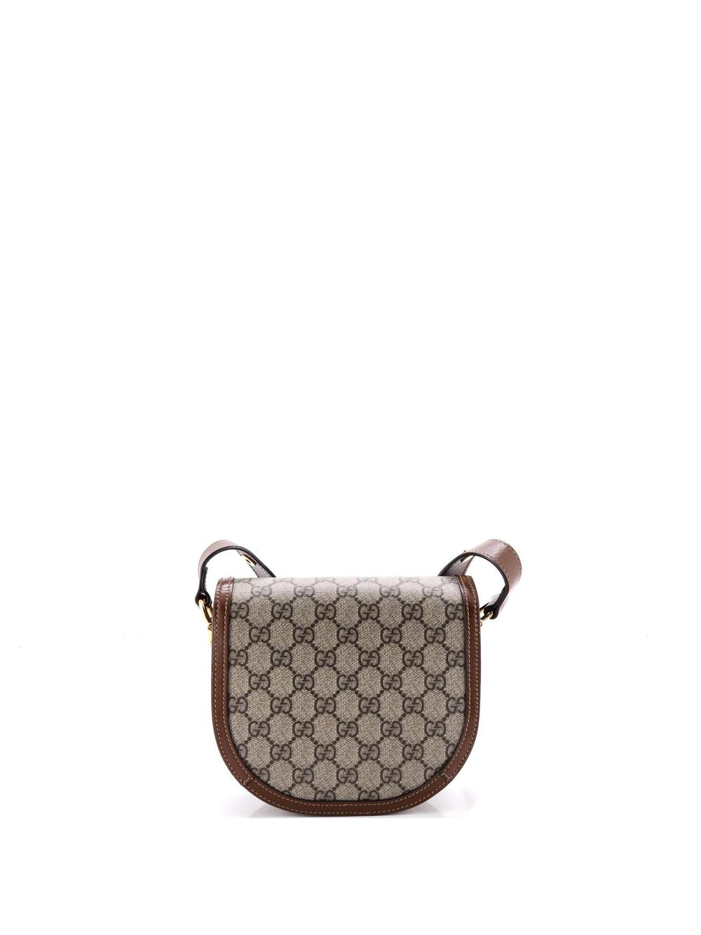 Gucci Horsebit Rounded Shoulder Bag Gg #324616G19B - Picture 3 of 6
